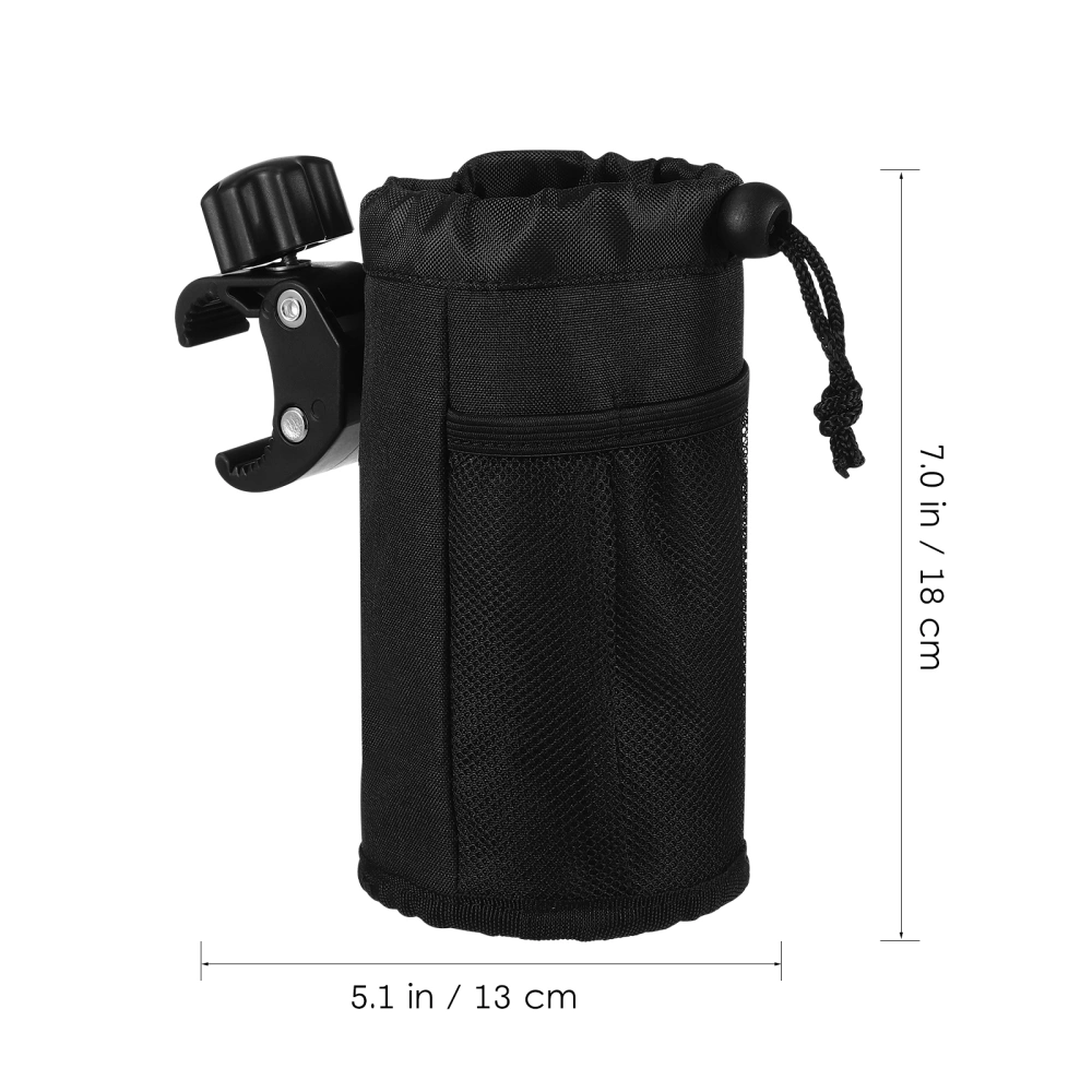 2pcs Outdoor Bike Cup Holder Alligator Clip Bottle Holder Multifunctional Water Cup Bag