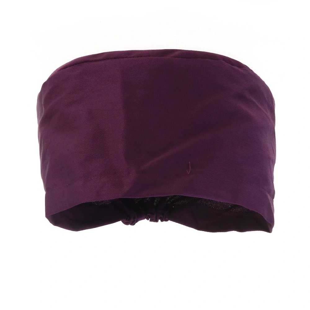 Unisex  Scrub Round Cotton    Hat (Purple)