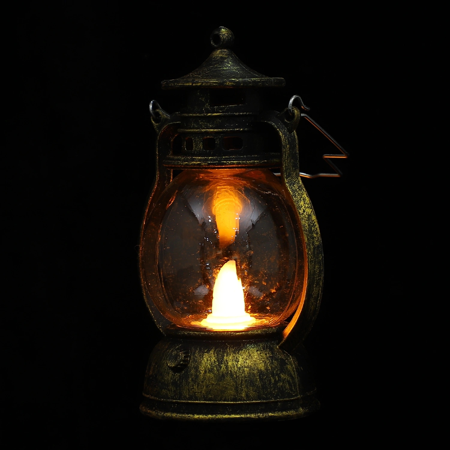 Portable Camping Light Vintage LED Lantern Tent Lamp Handheld Horse Lantern