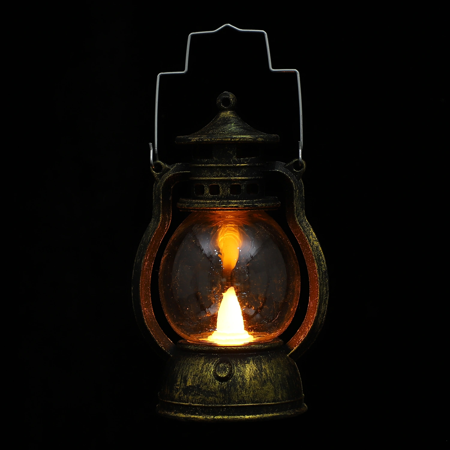 Portable Camping Light Vintage LED Lantern Tent Lamp Handheld Horse Lantern
