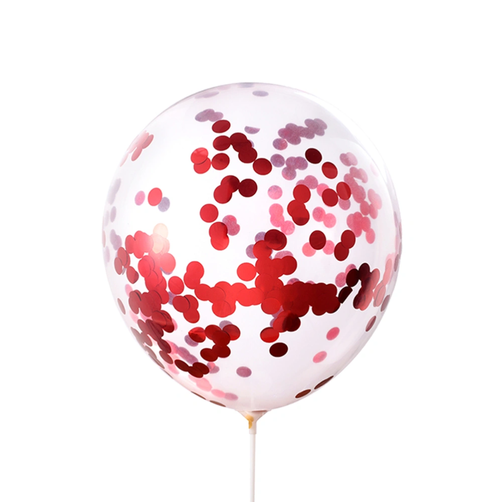 1 Set of 32 Inches 2021 Number Aluminum Foil Balloon Set Mixed Latex Balloon Bouquet Set Party Supplies (Red, Random Color for Ribbon)