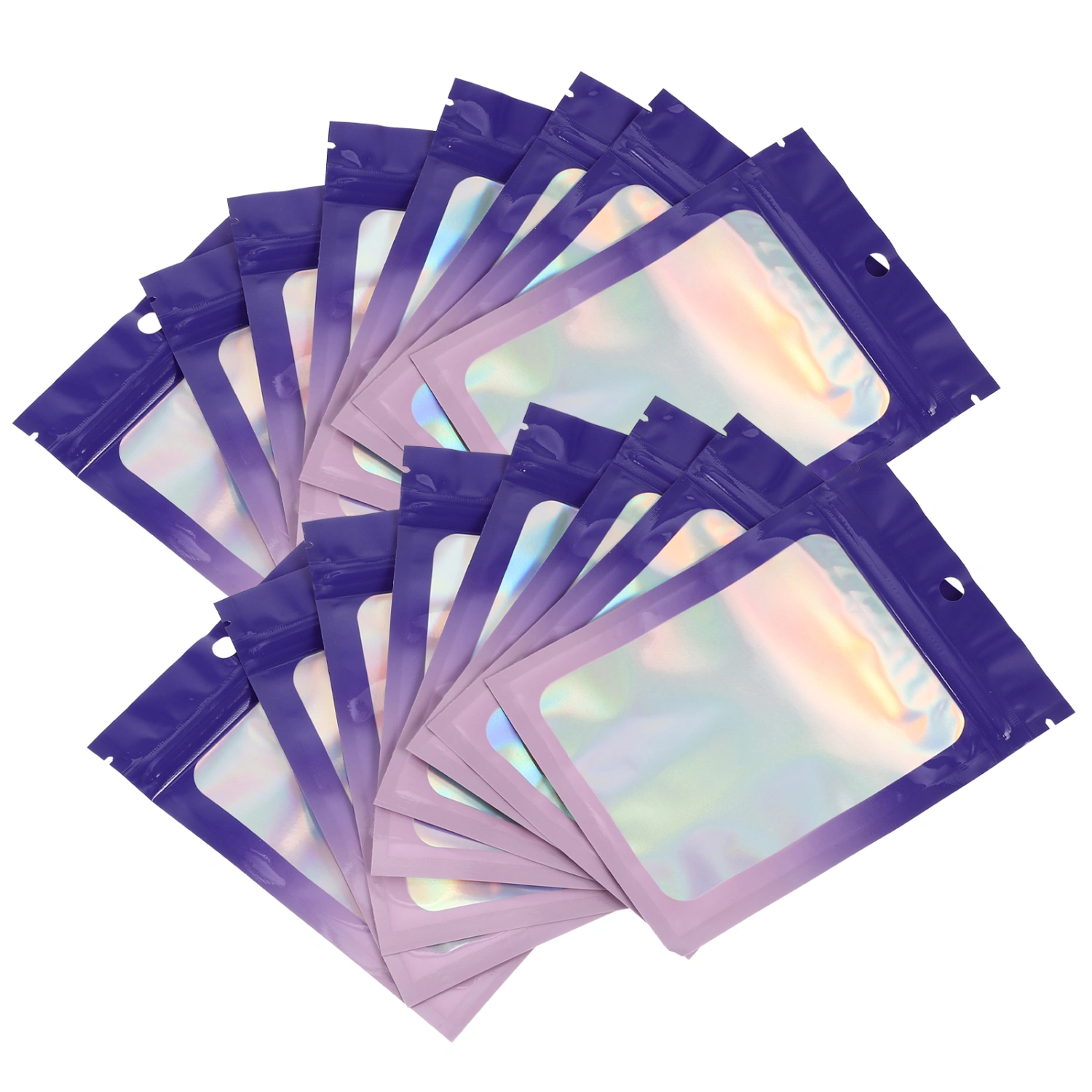 100Pcs Resealable Bags Decorative Smell Proof Bags Plastic Packaging Bags Small Sealable Bags