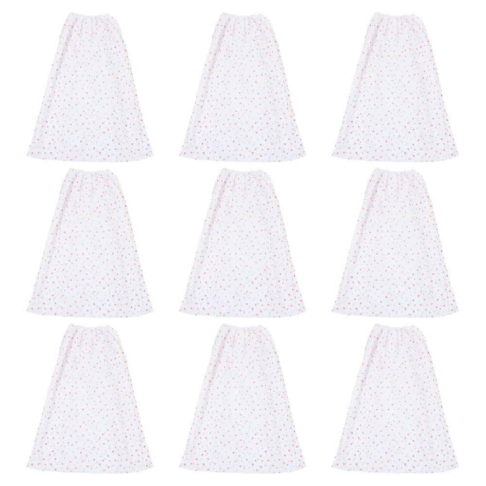 10pcs Multi-purpose Disposable Bath Skirts Non-woven One-time Shower Skirts