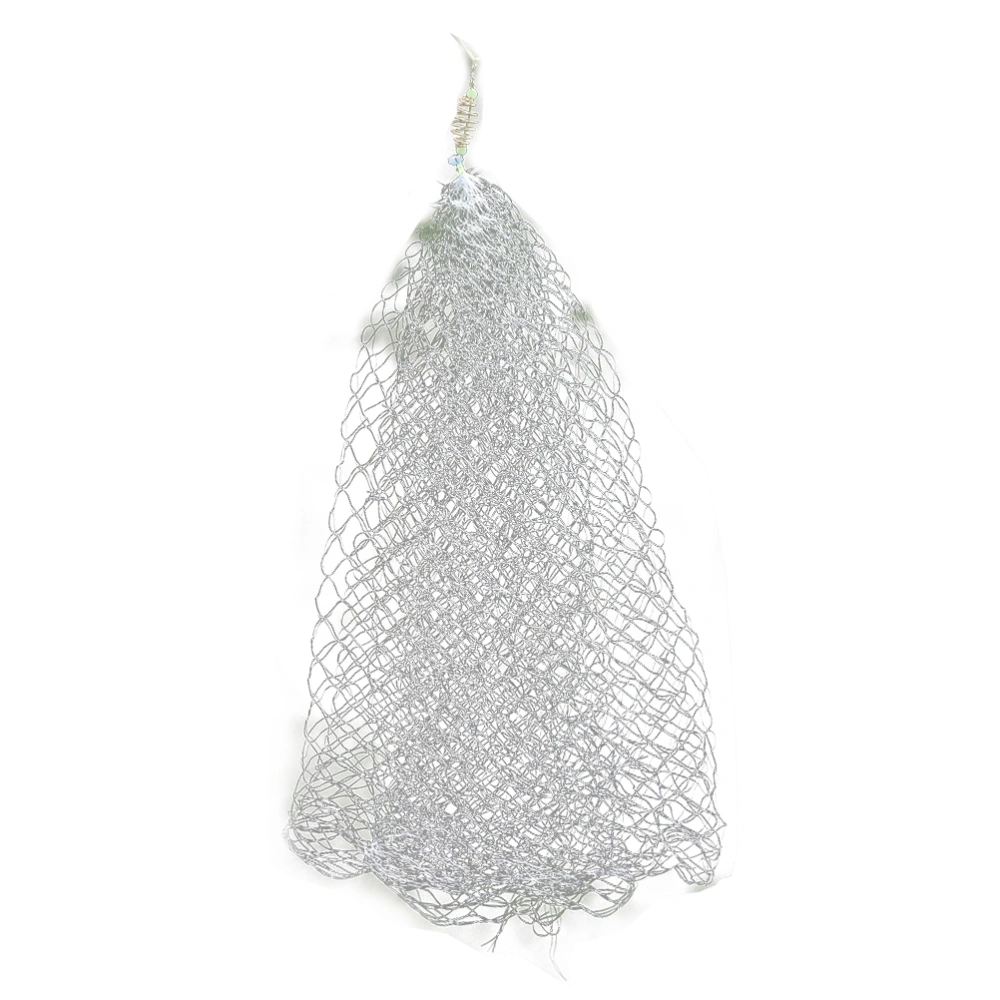 Replacement Net Fishing Cast Net Bait Trap Fishing Rod Casting Net (5 Mesh)