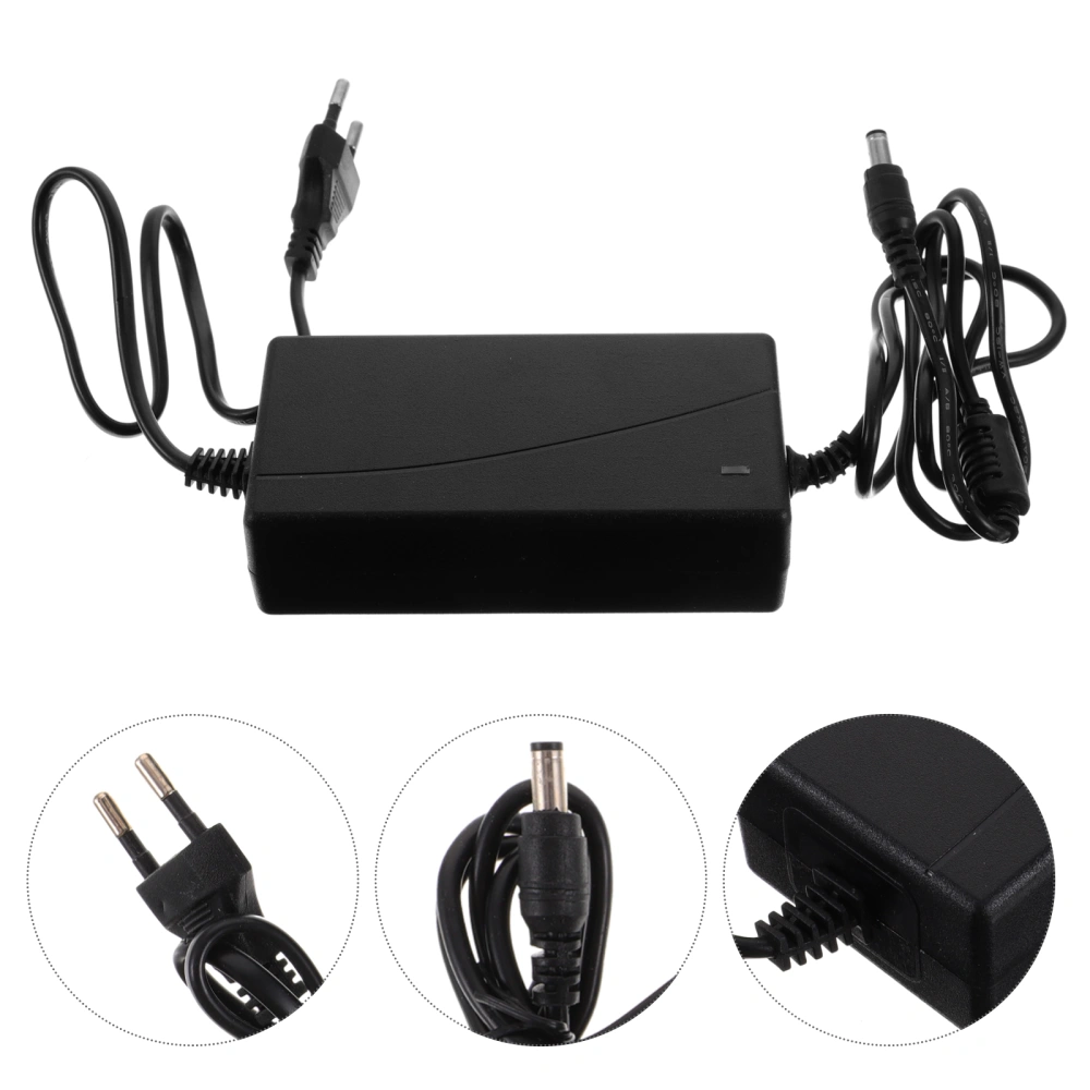 12V 3A 2 Round Pin AC Power Supply Power Adapter for LED Light Strip / Scanner / Security Camera (Black)