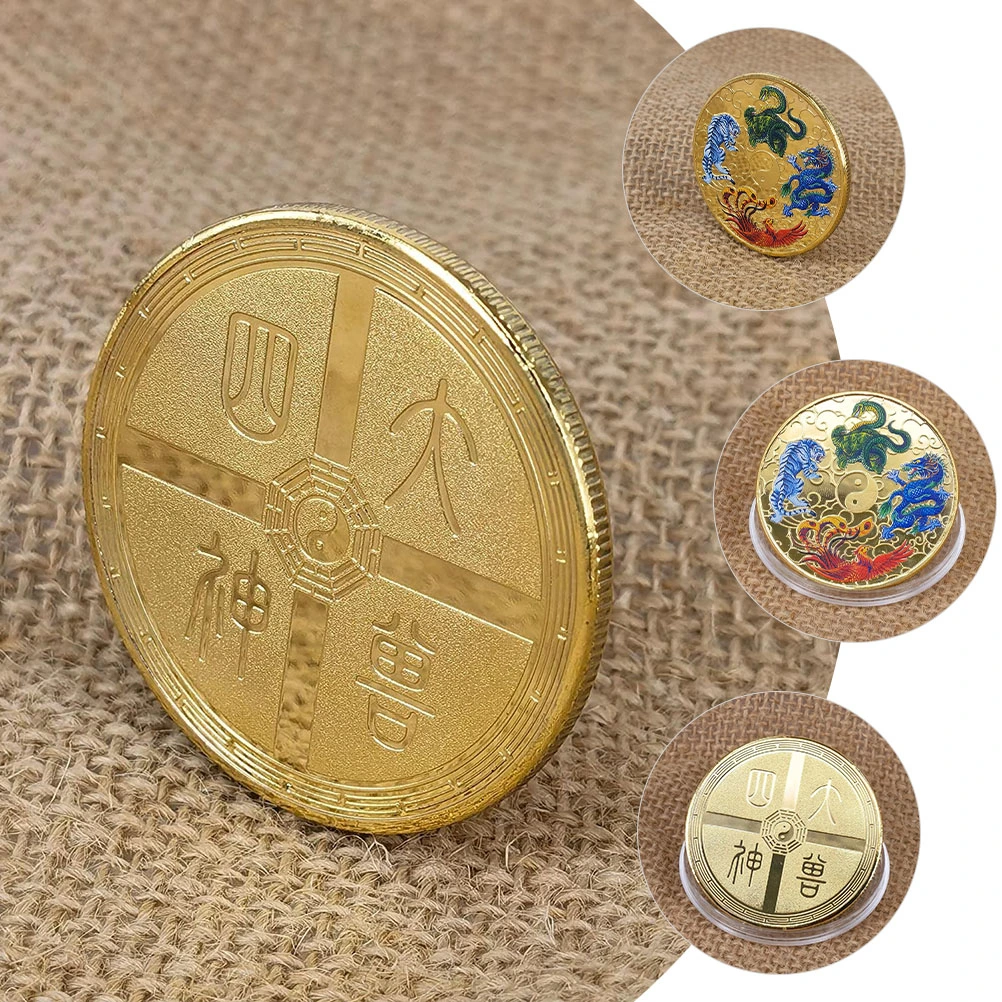 Mythical Beast Commemorative Coin Alloy Art Coin Metal Souvenir Coin Collectible Coin
