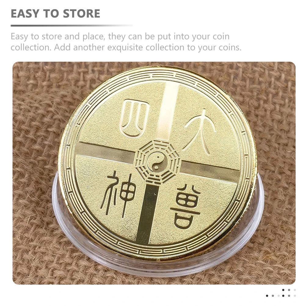 Mythical Beast Commemorative Coin Alloy Art Coin Metal Souvenir Coin Collectible Coin