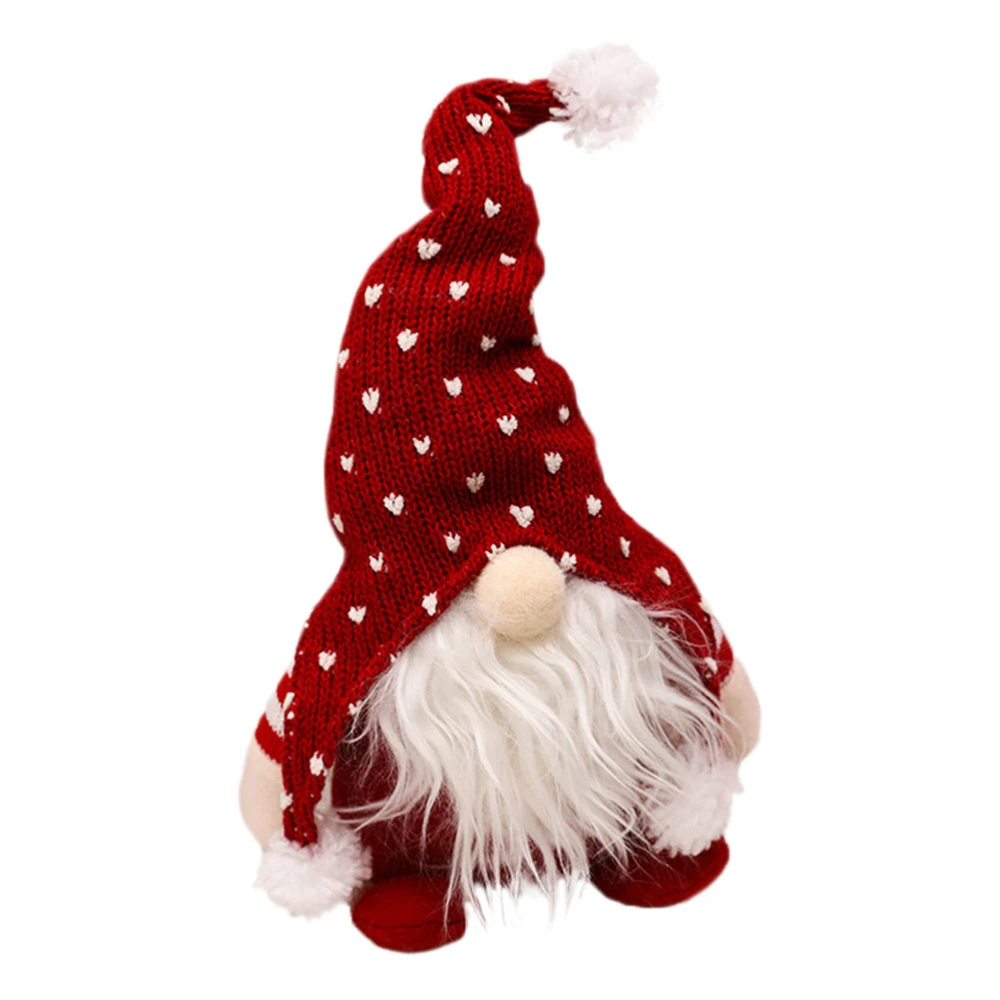 1pc Christmas Cartoon Doll Ornaments Forest Old Man Toy Christmas Tabletop Decor