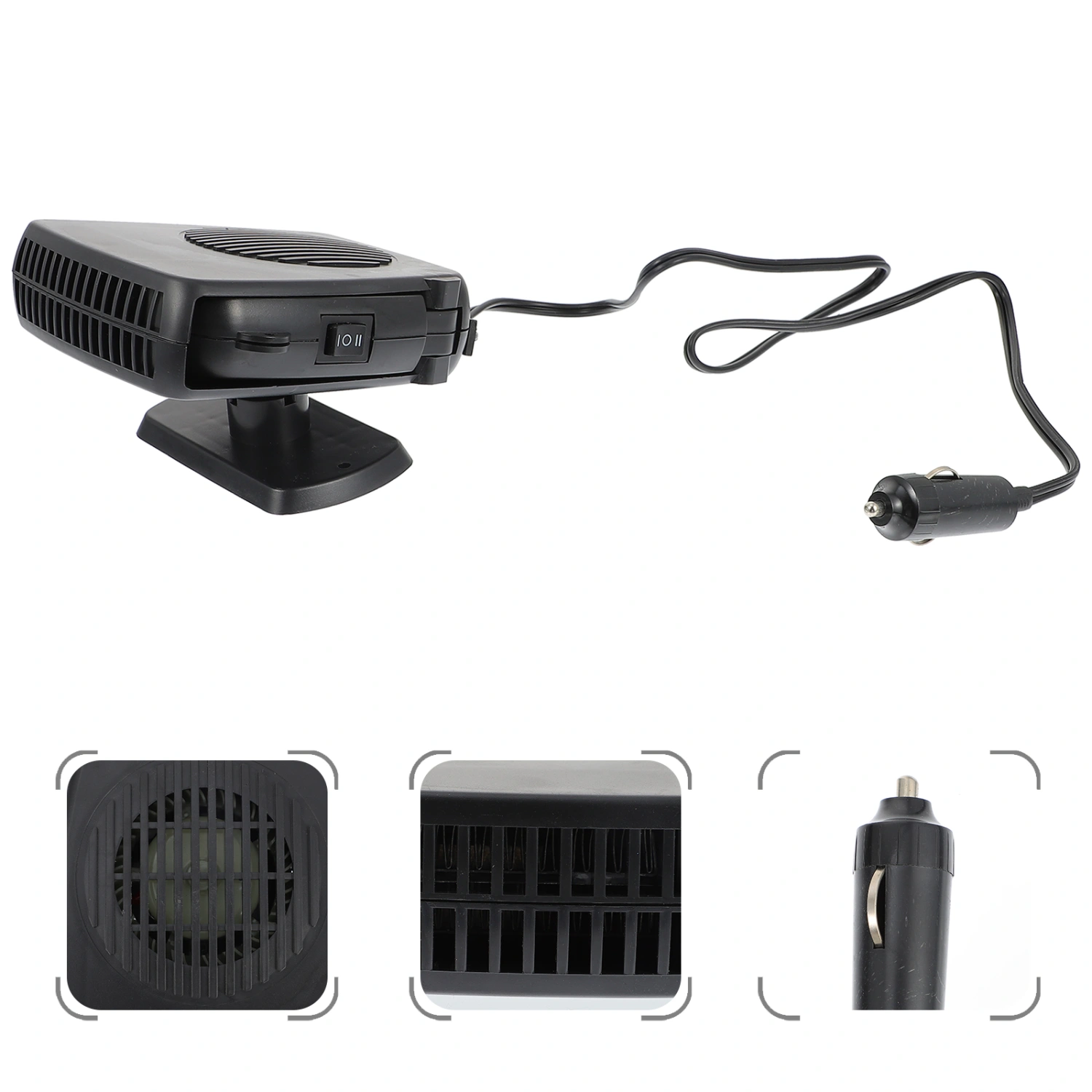 1Pc Portable Car Heater Defogger Defroster Cooling and Heating Car Fan