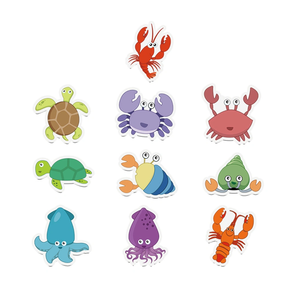 1 Set Cartoon Bathtub Stickers Sea Animals Bathtub Decal Kids Bathtub Stickers