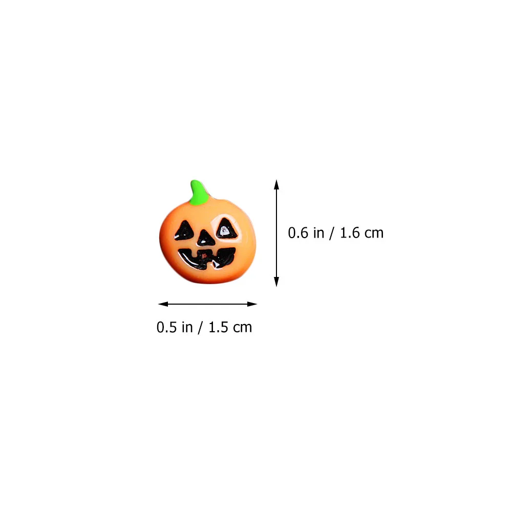 20pcs Resin Halloween Charms Lovely DIY Pendants for Phone Case Making