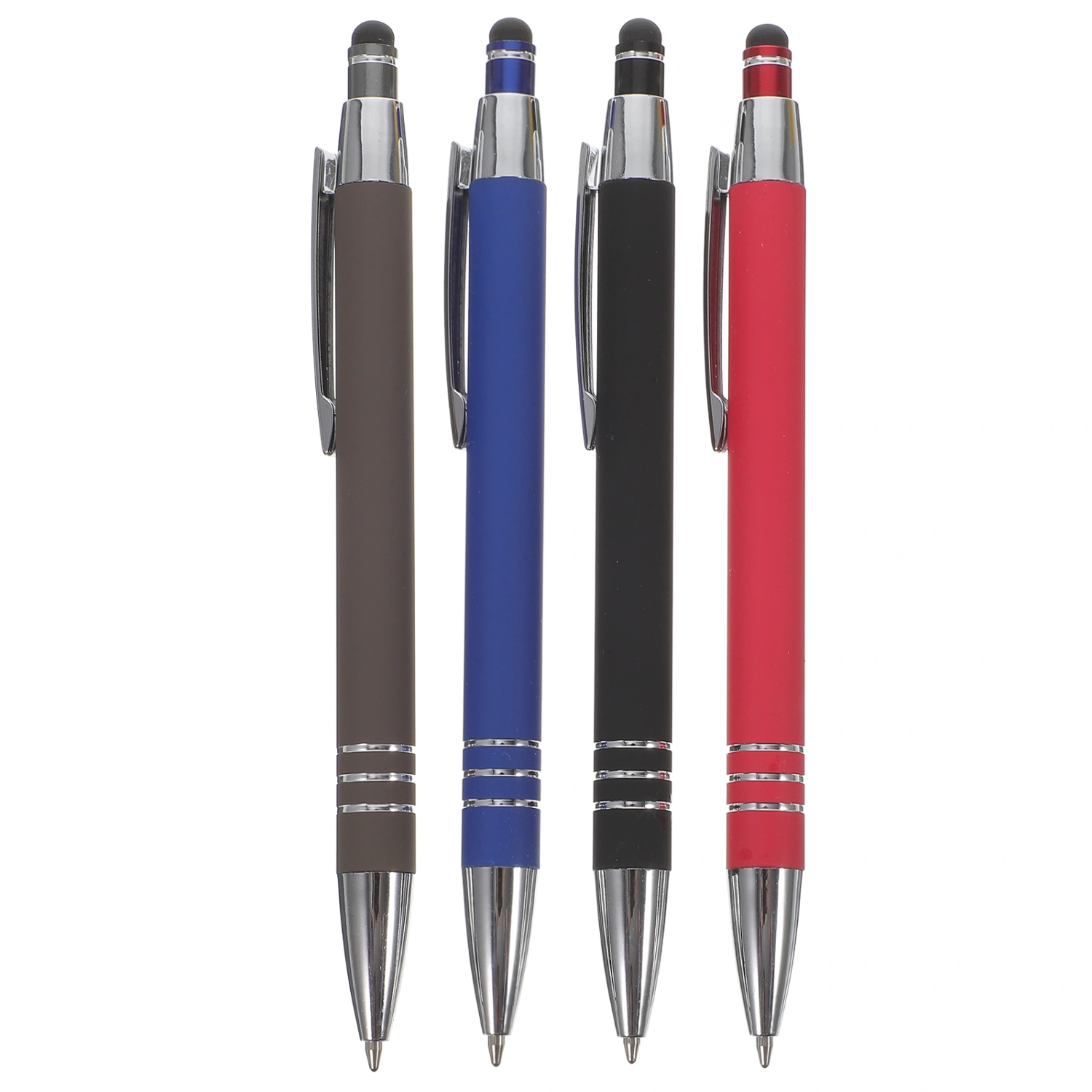 4Pcs Press Type Writing Pens Portable Ballpoint Pens Household Adult Pens Home Write Pens