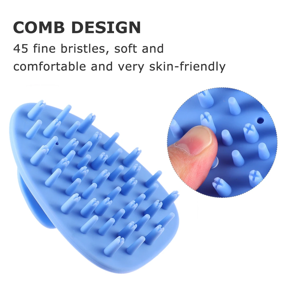 Hair Scalp Massager Scrubber Silicone Head Scalp Brush Shower Massage Brush