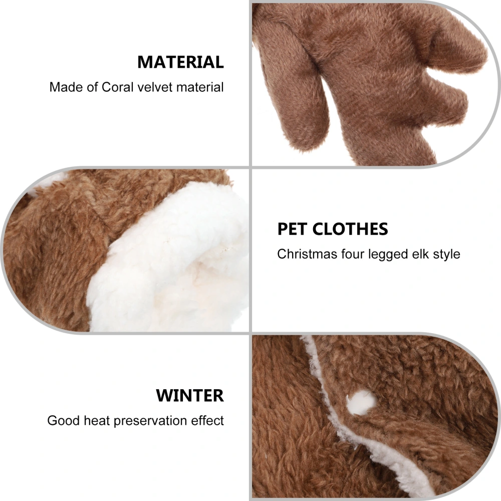 1pc Pet Dog Clothes Puppy Clothes Breathable Clothes Outdoor Dog Warm Clothes