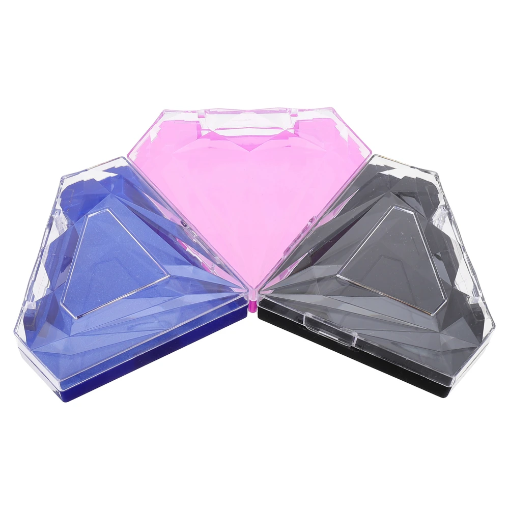 3pcs Lash Packaging Boxes Colorful Design False Eyelash Cases Fake Lash Boxes