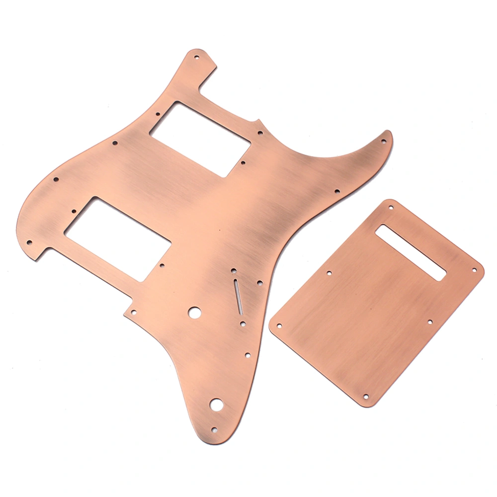 Aluminum Alloy HH Pickguard Shield Scratch Plate for ST Electric Guitar Instrument Accesseries (GQ56)