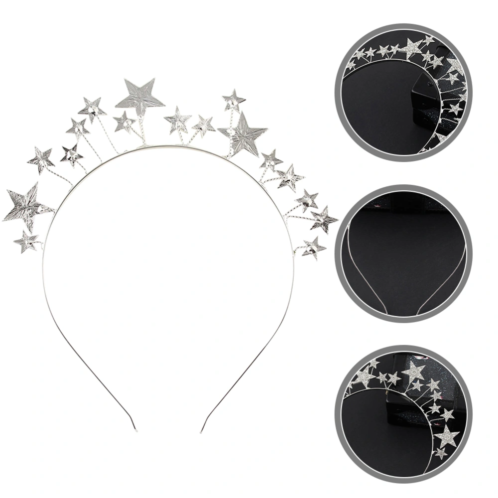 Rhinestone Star Headband Rhinestone Headband Hairband Women Hair Ornament