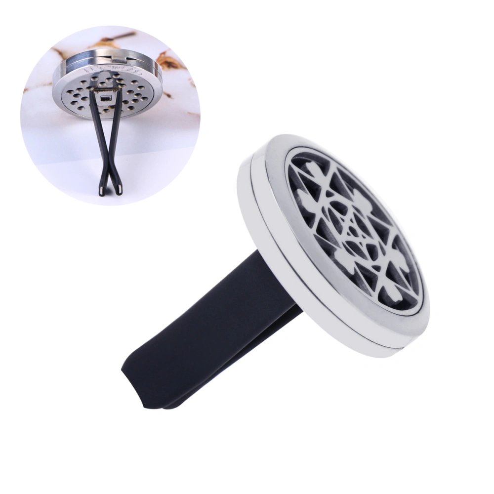 Car Fragrance Diffuser Car Air Vent Freshener Perfume Essential Oil Diffuser Stainless Steel Vent Clip for Aromatherapy