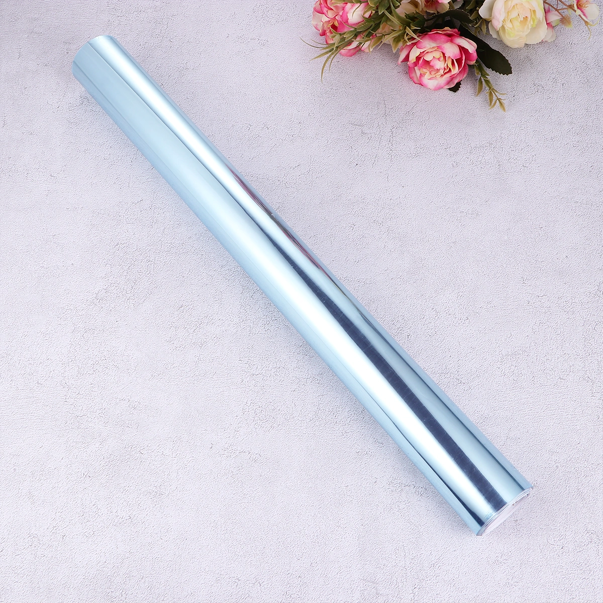 2pcs Simple Wallpaper Mirror Surface Wall Sticker Self Adhesive Mirror Sticker Waterproof Mirror Sticker for Home DIY (50x200cm 0.1mm)