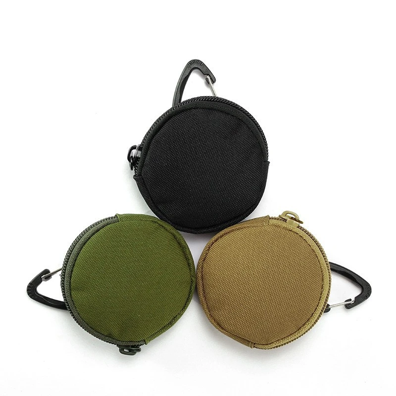 Triangle Buckle Round Parts Earphone Bag