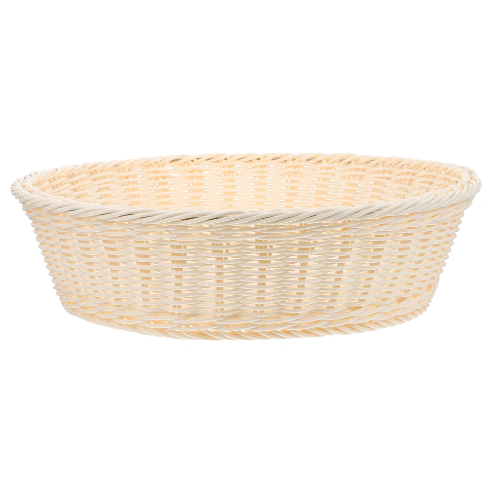 Household Woven Basket Fruits Storage Basket Kitchen Bread Container Sundries Basket