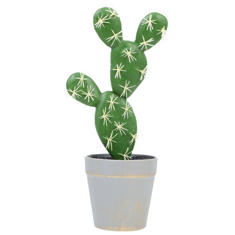 Simulation Cactus Decor Cactus Bonsai Model Ornament Potting Statue Decoration