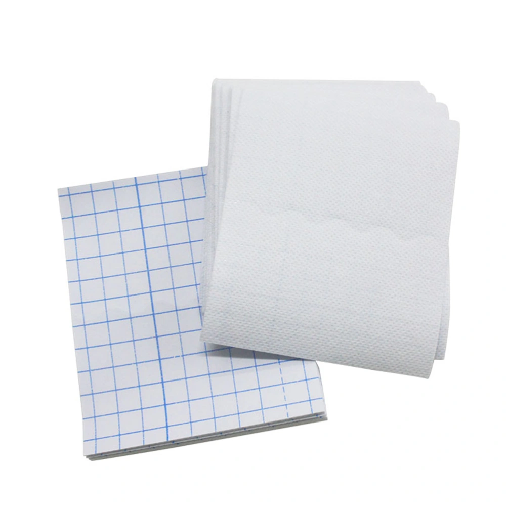 100PCS 10x8cm Wound Dressing Non-woven Adhesive Breathable Plaster Cover Patches Fixation Tape