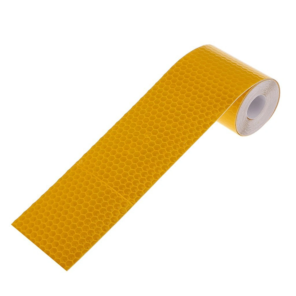 New 3M Reflective Safety Warning Conspicuity Tape Film Sticker (Golden Yellow)