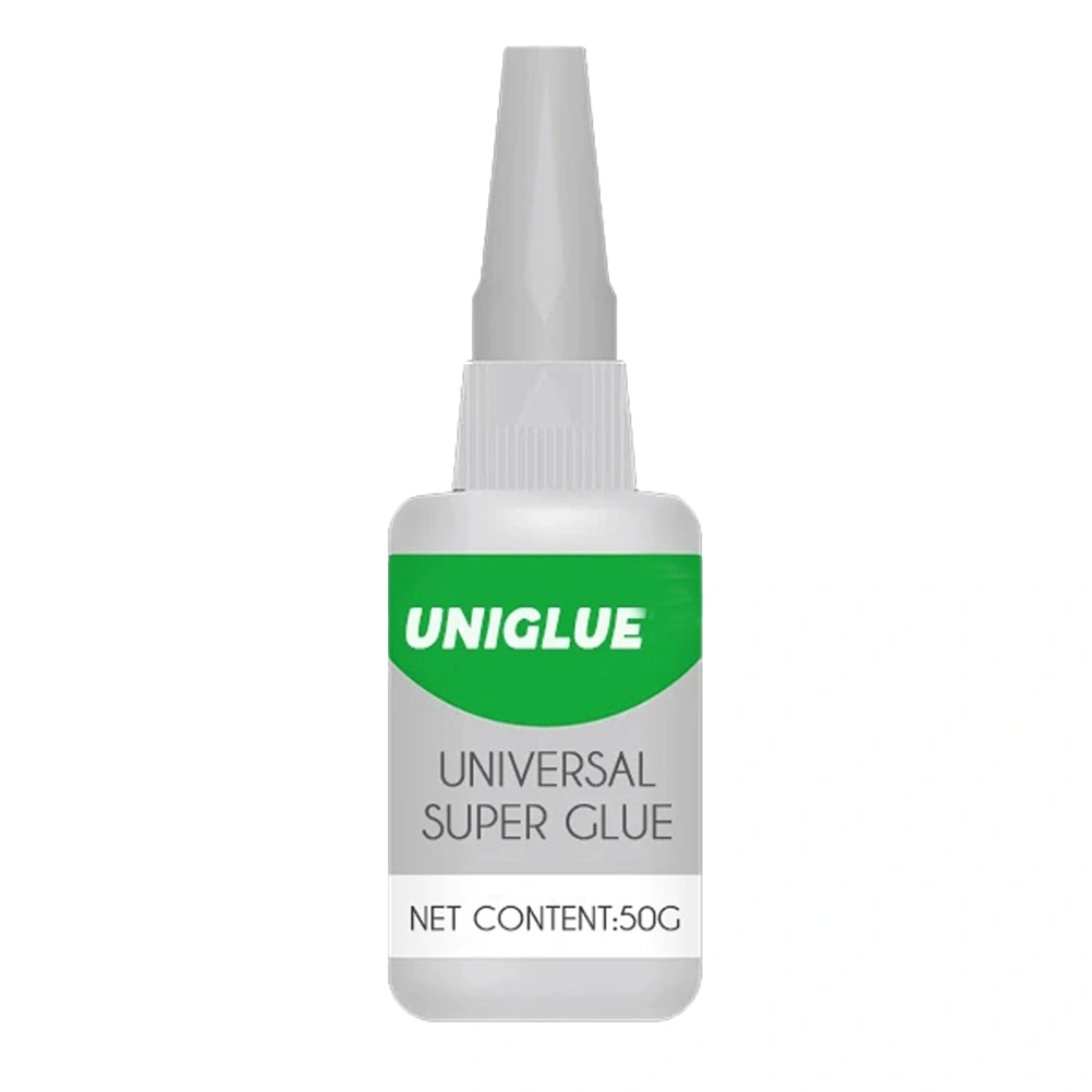 50ML Uniglue Glue Universal Super Glue Plastic Repair Glue Portable Strong Oily Glue for Home Office Shop Hotel (Style 1 Green Bottle)