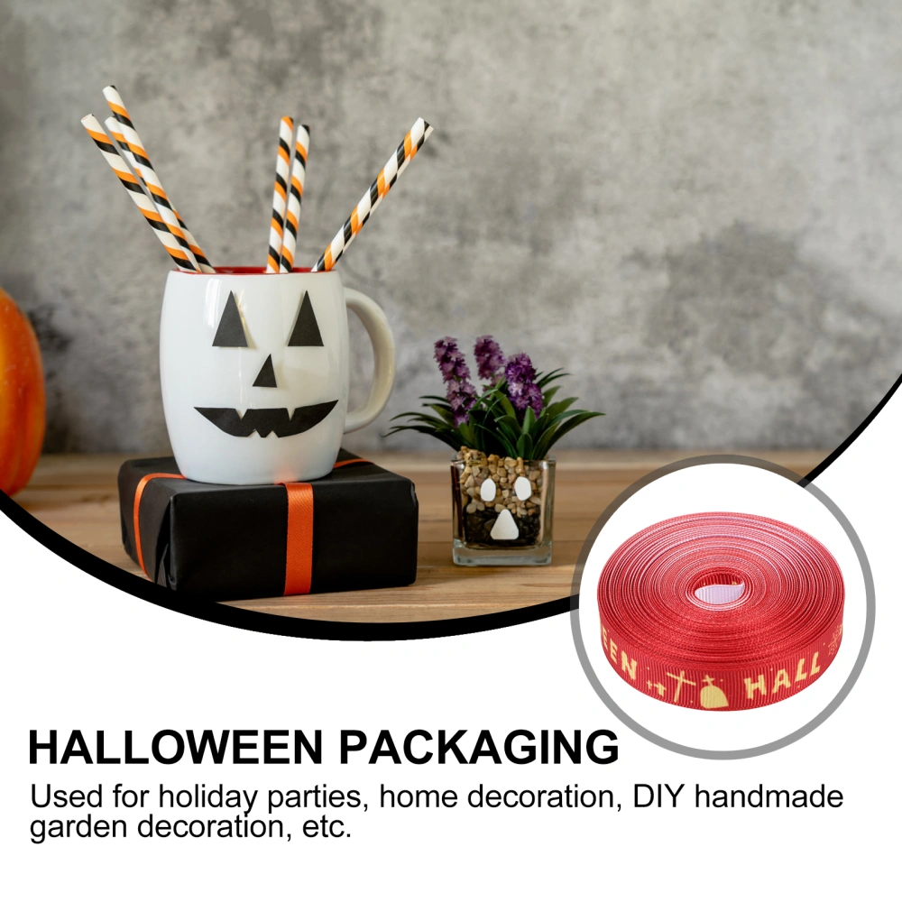 Halloween Themed Ribbon Decorative Ribbon Packing Ribbon Home Supplies