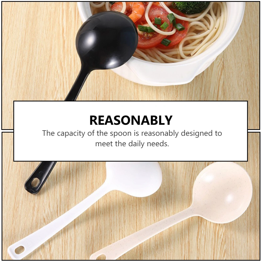 18pcs Disposable Spoons Large Spoons Home Porridge Spoons Hot Pot Spoons