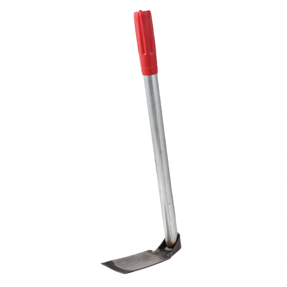 Domestic Gardening Hoe Digging Weeding Tool Farm Hoeing Tool Small Hoe (Red)