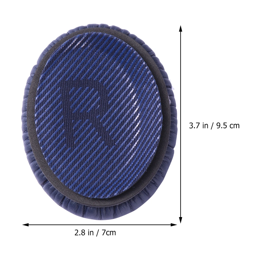 2pcs Headset Sponge Cover Earbud Sponge Cushions Headphone Pad Headset Cover Compatible for Quiet Comfort 35 (Dark Blue)