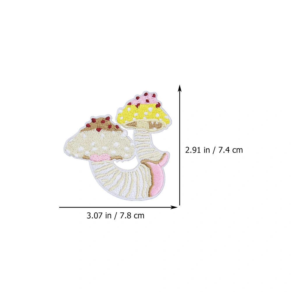 10Pcs Decorative Coat Patches Wear-resistant Clothes Patches Cartoon Iron Patches (Mixed Style)