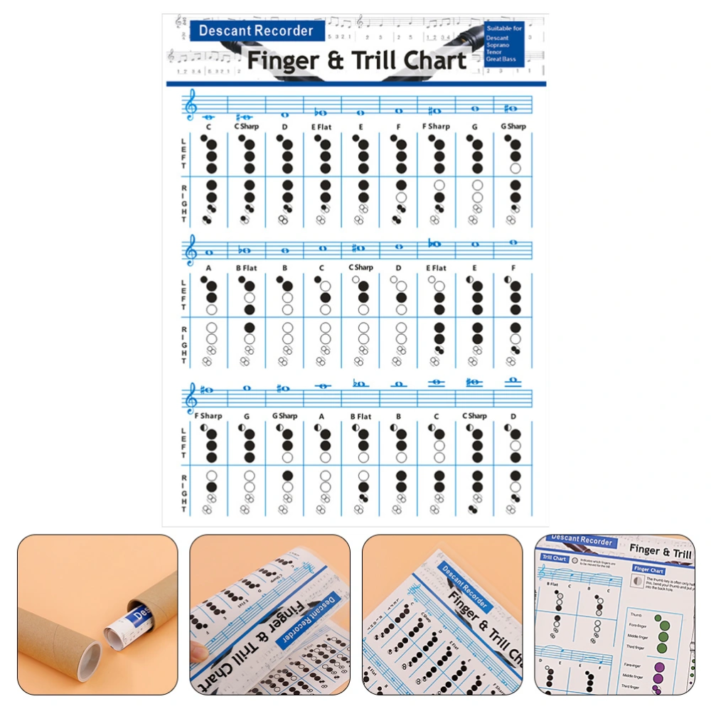 Bass Recorder Chords Finger Chart Recorder Practice Finger Chart Flute Chord Chart