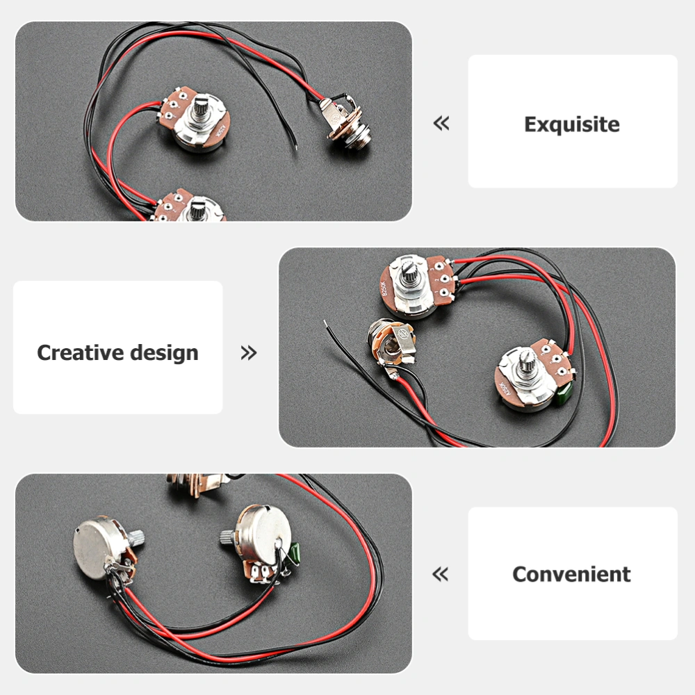 1Set Practical Bass Preamp Wiring Circuit Durable Bass Wiring Circuit Bass Parts