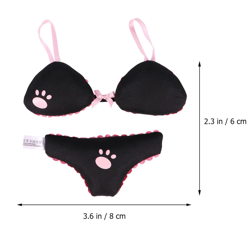 2pcs Dog Sound Toy Squeaky Toy Bite-Resistant Bikini Toy Set for Bathing 