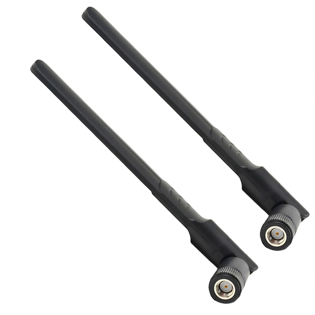 2Pcs Fan Shaped Flat Antenna WIFI Booster All-Direction Gain Antenna 5G Antenna Black