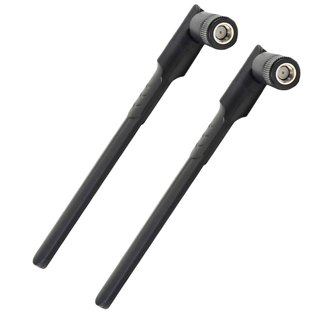 2Pcs Fan Shaped Flat Antenna WIFI Booster All-Direction Gain Antenna 5G Antenna Black