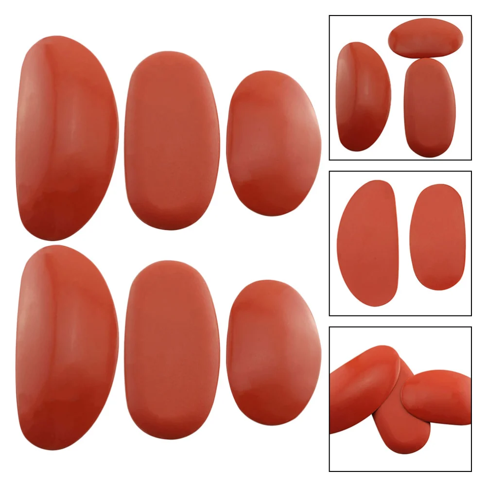   2 Sets / 6Pcs Tools Rib Sculptural Clay Tools for Clay Artists (Red)