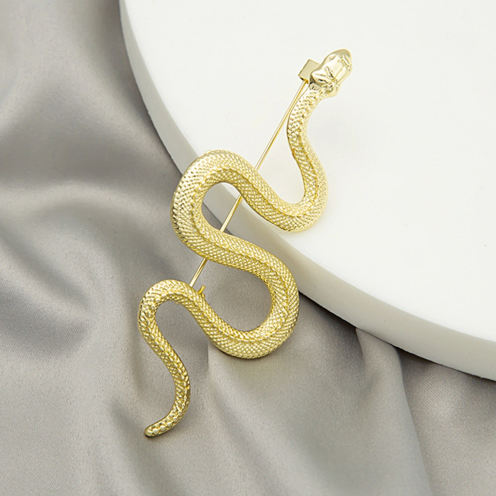 2pcs Snake Brooch Lapel Brooch Pin Scarf Brooch Couple Friendship Backpack Badge