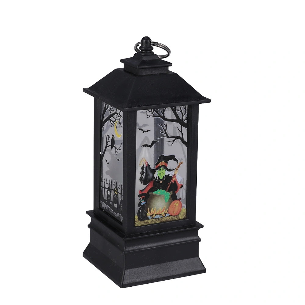 Halloween Candle Lantern Creative LED Candle Lights Storm Lantern for Halloween Decoration (No Battery)