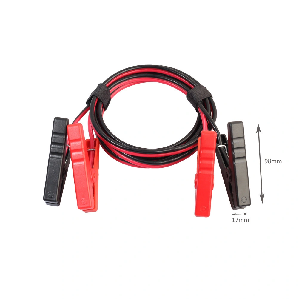 1pc 2.5M Car Emergency Ignition Jump Starter Copper Clad Aluminum Leads Wire Battery Booster Cable