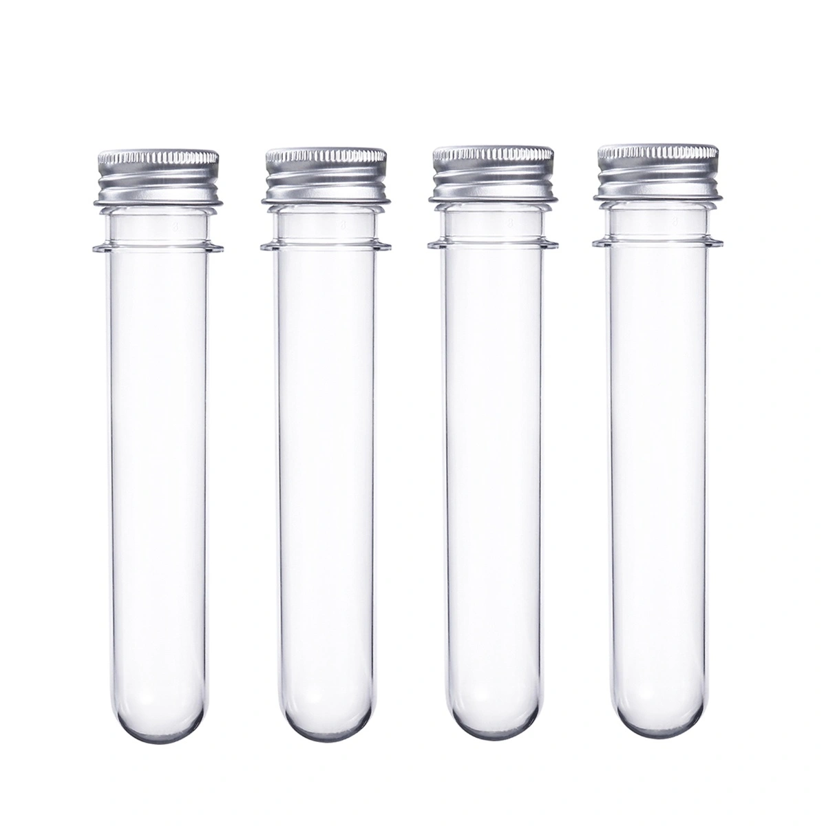 12pcs Plastic Test Tubes with Screw Caps 40ml Bath Salt Containers