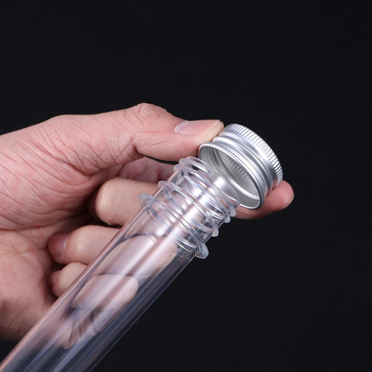 12pcs Plastic Test Tubes with Screw Caps 40ml Bath Salt Containers