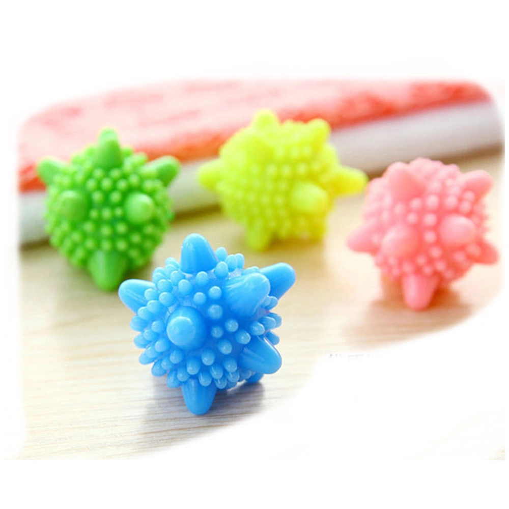 10pcs Solid Colorful Laundry Ball Washing Ball Reusable Washing Machine Balls for Cleaning Clothes (Mixed Colors)