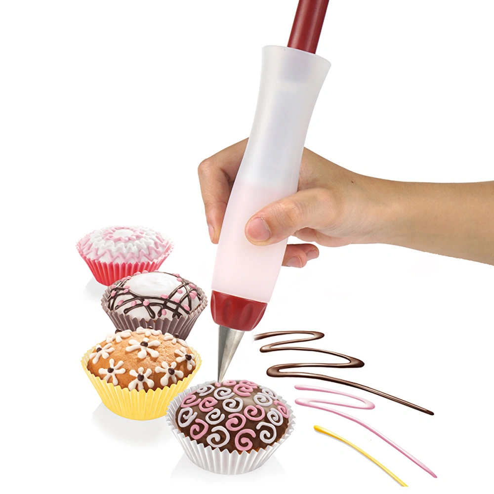 Baking Tool Silicone Chocolate Jam Writing and Mounting Pen