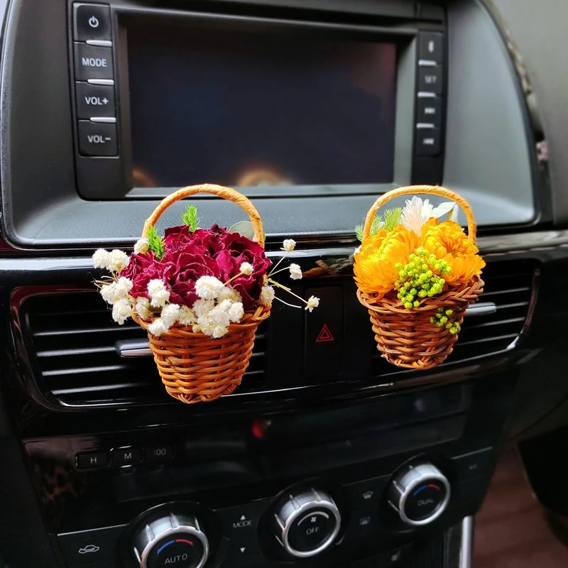 Flower Basket Car Air Vent Clip Accessories