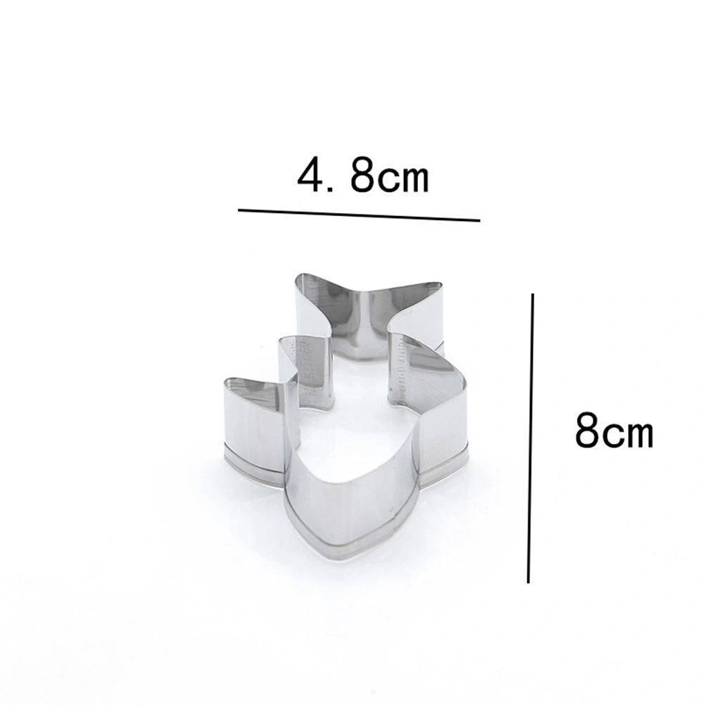 6 Pcs Stainless Steel Cookie Cutter Mold Marine Lives Shape Design DIY Chocolate Mould Cupcake Dessert Baking Mold