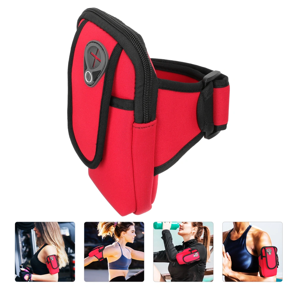 Sports Armband Bag Phone Holder Running Cellphone Sleeve Elastic Arm Storage Pouch